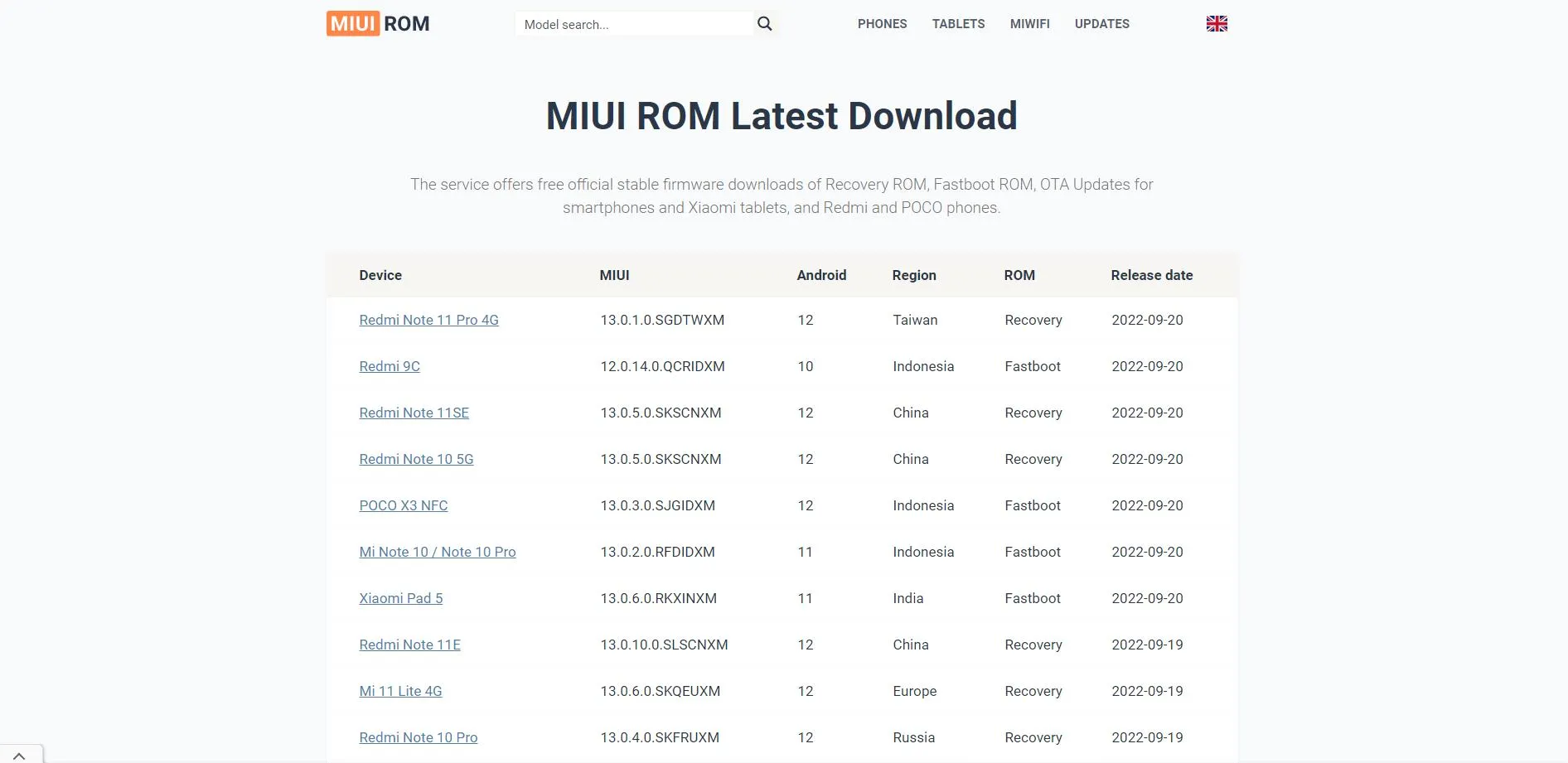 一个在线免费下载小米机型 rom 刷机包-青争开放社区