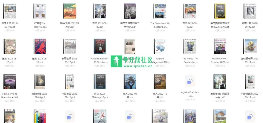 图片[1]-全球报刊纽约时报、泰晤士报等杂志合集-青争开放社区